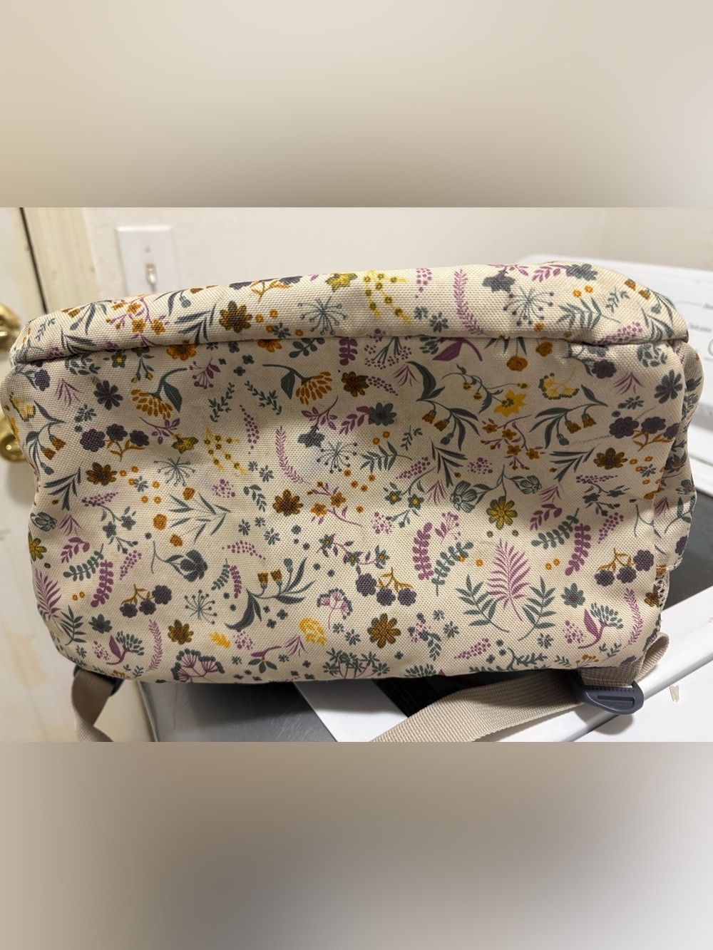 Adidas Classic 3S Stripe Woodland Floral Backpack 5.0 Laptop Sleeve - Picture 6 of 16